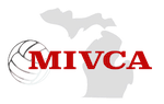 Michigan Interscholastic Volleyball Coaches Association Logo